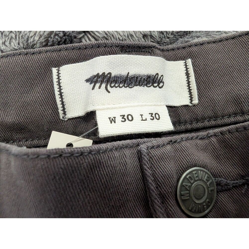 Madewell Men's Allday 1991 Straight-Leg Pant 30x30 Charcoal Gray NWT Workwear - Picture 7 of 11